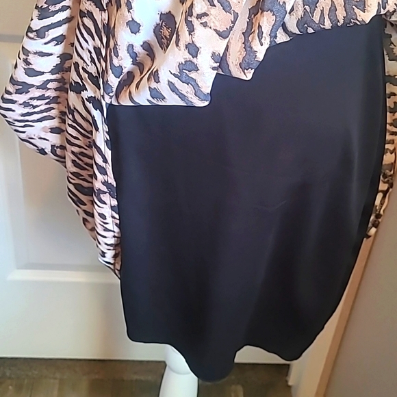Almost Famous cheetah print hi-low sleeveless dress Size Large - Picture 4 of 5